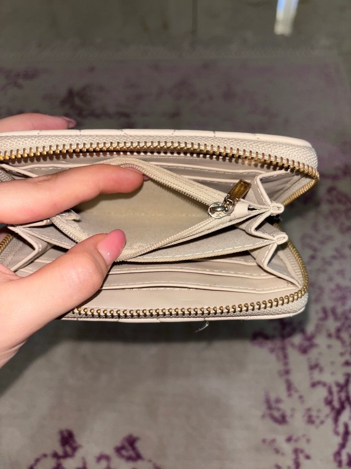 MANGO Deri Fermuarlı Kadın Cüzdanı - Görsel 4