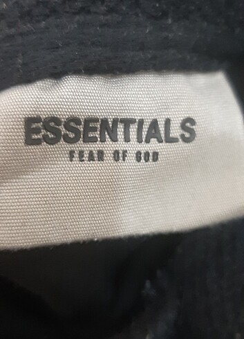 s/m Beden siyah Renk Fear of God serisi essantial antwerp kapşonlu