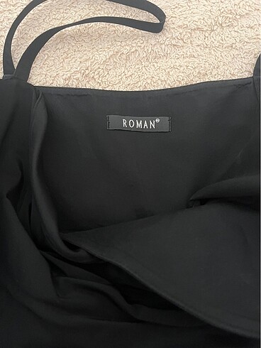 Roman Tül Detaylı Tafta Gece Elbisesi - Görsel 4