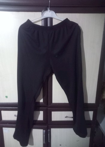 Siyah Kadın Spor Kumaş Pantolon