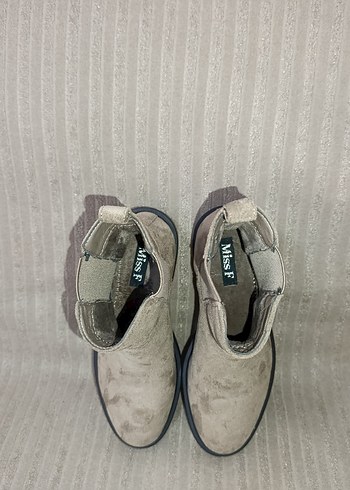 36 Beden camel Renk Bej Süet Kadın Bot Stiletto Topuklu