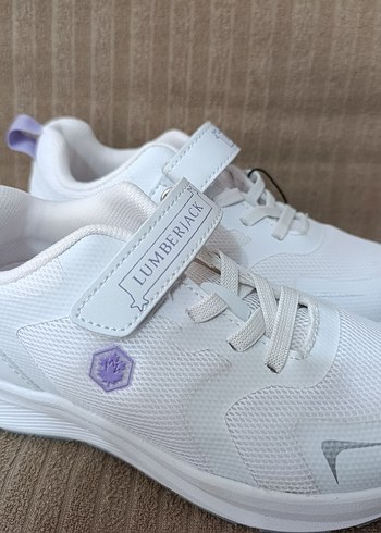 Kız Çocuk Beyaz Spor Ayakkabı Velcro