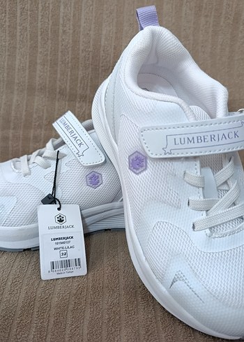 Lumberjack Kız Çocuk Beyaz Spor Ayakkabı Velcro