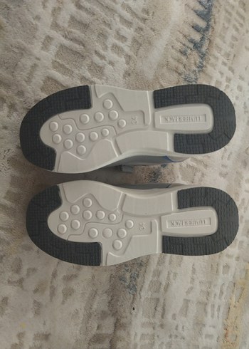 34 Beden gri Renk Gri Erkek Çocuk Spor Ayakkabı Velcro
