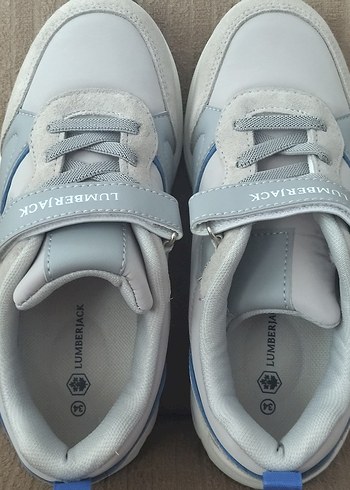 Lumberjack Gri Erkek Çocuk Spor Ayakkabı Velcro