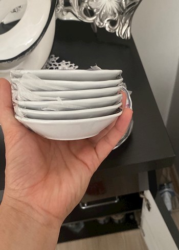 Diğer Çay tabagi 12 adet hiç kullanılmadı