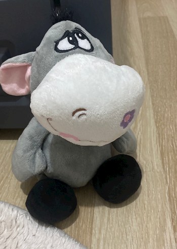 Gri Peluş Oyuncak Hipopotam