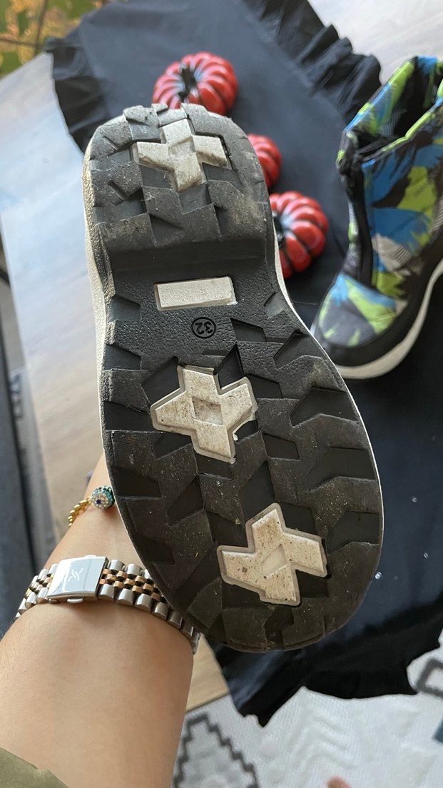 Çocuk Çok Renkli Bağcıksız Kauçuk Bot - Görsel 2