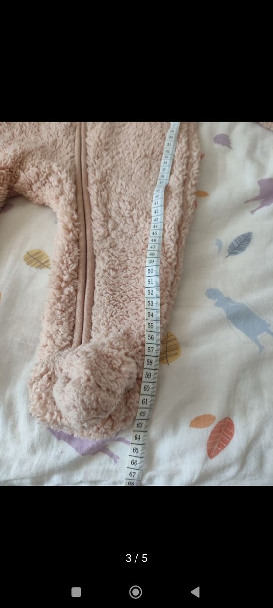 H&M Astronot Pembe Peluş Bebek Tulum - Görsel 3