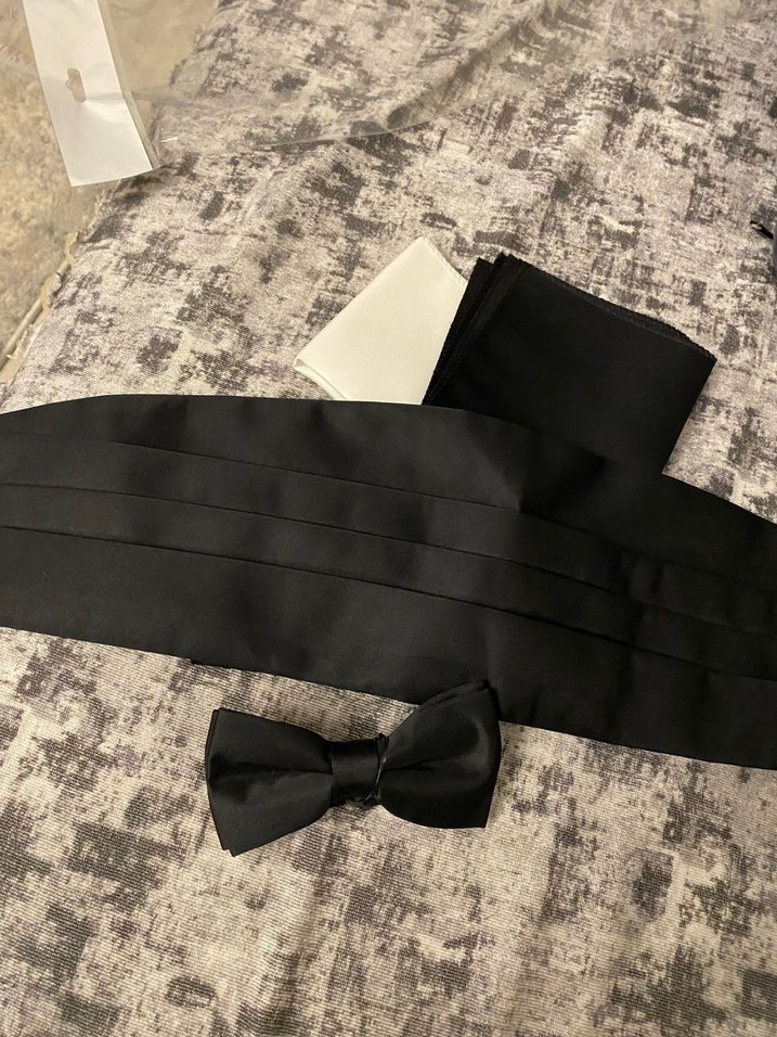 Siyah Kuşak ve Papyon Seti - Görsel 2