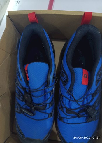 Salomon Mavi Erkek Spor Ayakkabısı Velcro Detaylı