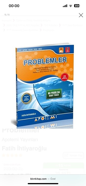 Apotemi Problemler