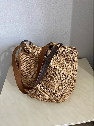 El yapımı deri saplı çanta - Görsel 3
