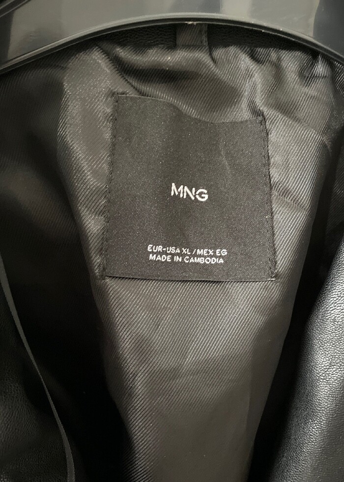 Mango deri ceket - Görsel 2