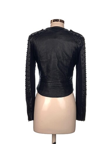 s Beden BCBG Maxazria Deri Ceket %70 İndirimli.