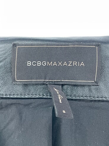 s Beden siyah Renk BCBG Maxazria Deri Ceket %70 İndirimli.