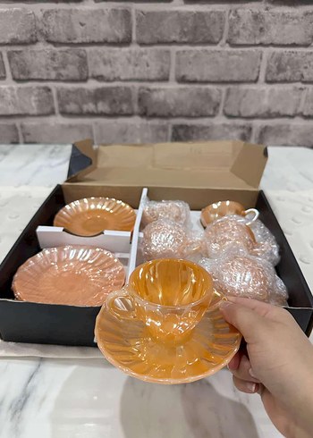 Diger Bej Modern Klasik Fincan Takımı - Görsel 2