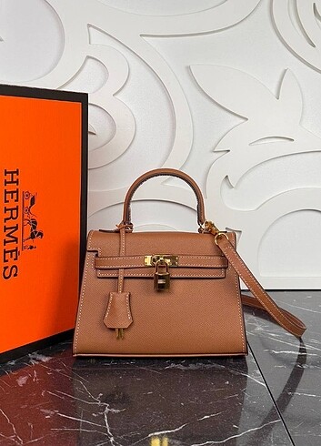 Beden Hermes Kelly Bag 22 cm Hakiki Deri