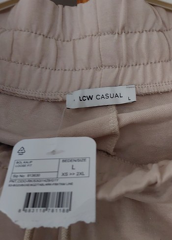 Bej Kadın Keten Salaş Pantolon - Görsel 2