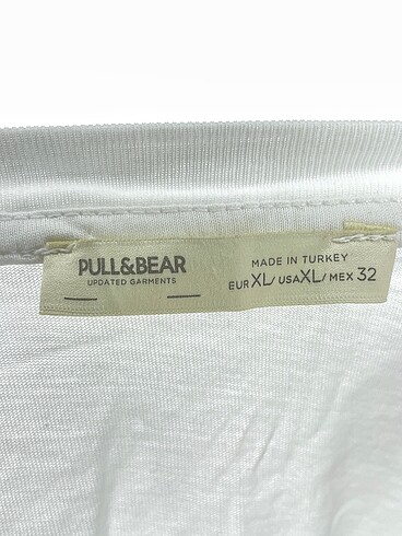 xl Beden beyaz Renk Pull and Bear T-shirt %70 İndirimli.