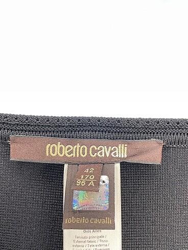 42 Beden siyah Renk Roberto Cavalli Midi Etek %70 İndirimli.