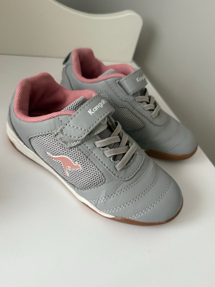 Kız Çocuk Gri Kangaroos Spor Ayakkabı - Görsel 4