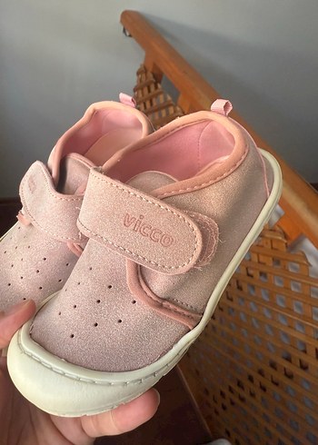 Vicco Pembe Kız Bebek İlk Adım Ayakkabısı
