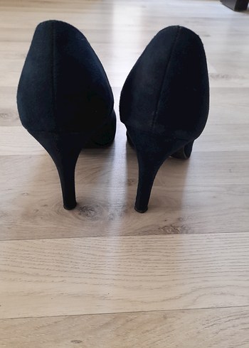39 Beden Klasik Lacivert Stiletto Topuklu Kadın Ayakkabı