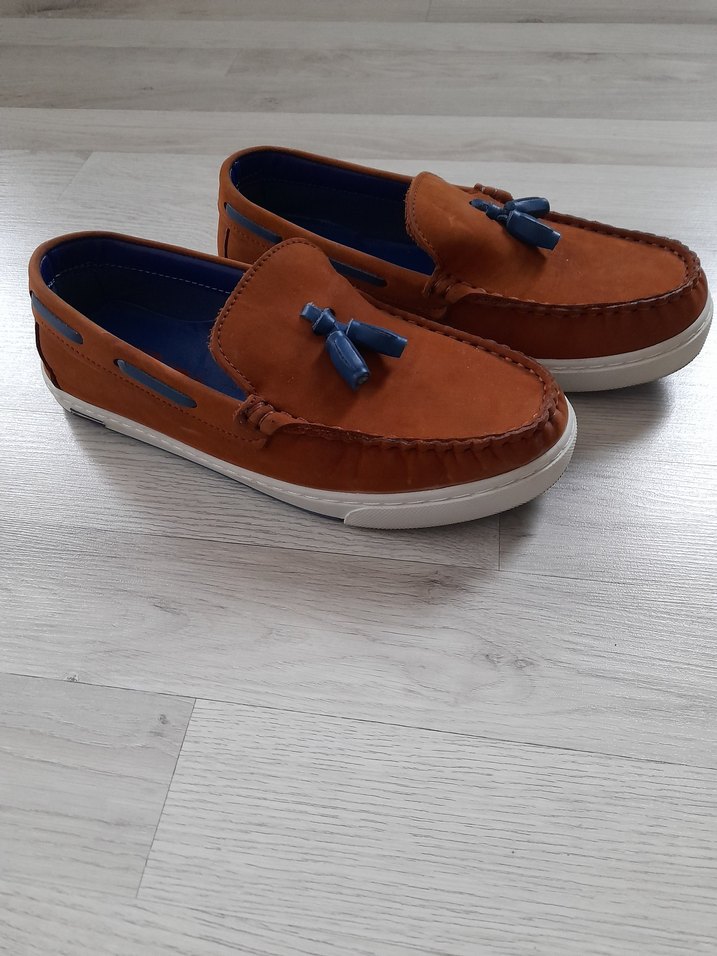 Püsküllü Erkek çocuk Süet Loafer Ayakkabı - Görsel 2