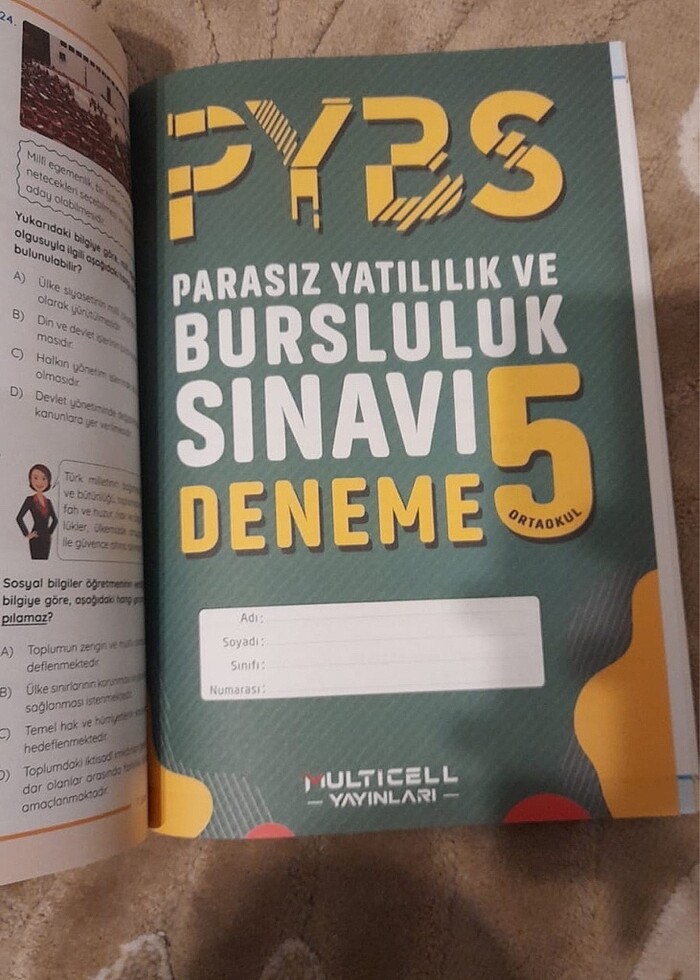 PYBS 5li fasikül deneme seti - Görsel 5