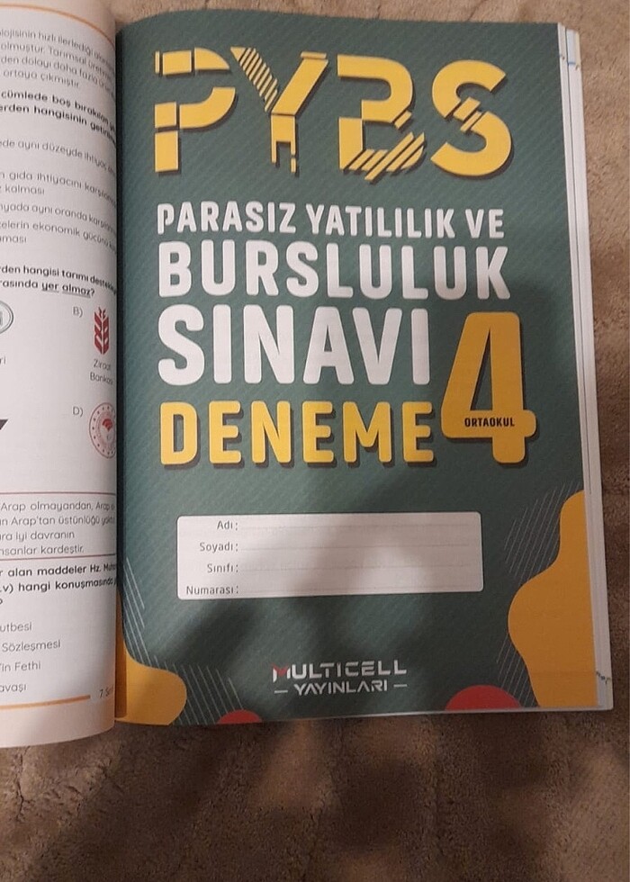 PYBS 5li fasikül deneme seti - Görsel 4