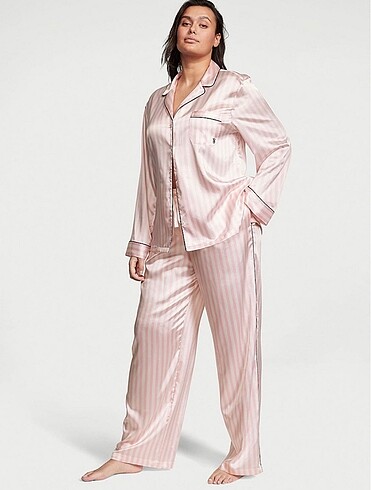 Victoria s Secret Victorias Secret Saten Pijama Takımı
