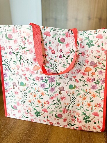  Beden pembe Renk Tj Maxx Su Geçirmez Alışveriş Torbası