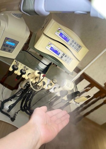 Beyaz Çok Fonksiyonlu Kişisel cilt Bakım Cihazı - Görsel 4