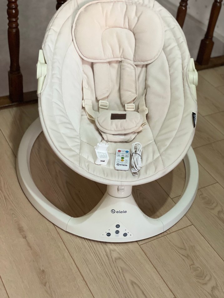 Elele Ormire 2 Otomatik Bebek Salıncağı Beyaz - Görsel 2