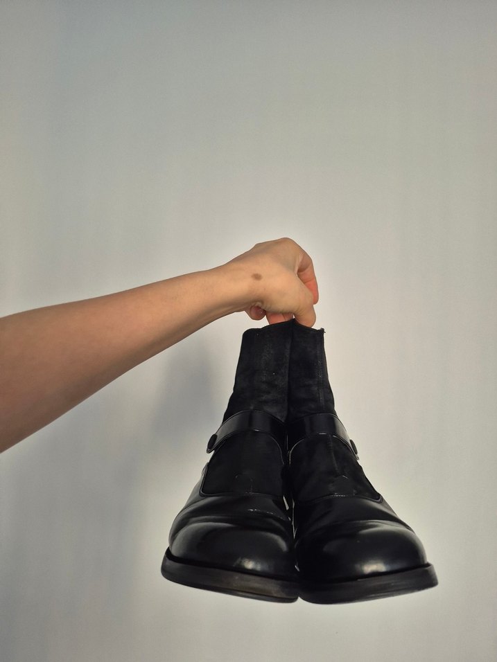 hakiki deri Topuklu Kadın Ayakkabı - Görsel 4