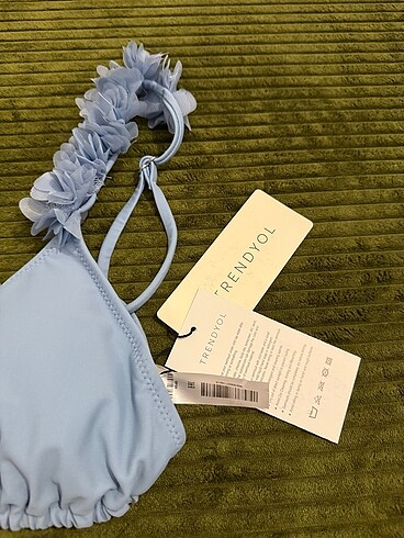 Trendyol & Milla Mavi çiçekli bikini takımı