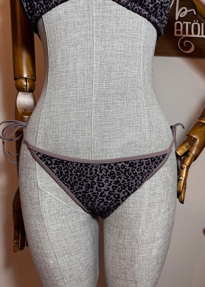 Leopar bikini takım - Görsel 3