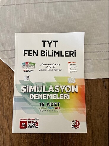 3D Tyt Fen bilimleri 15?li deneme