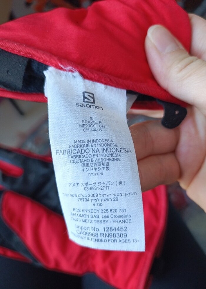 Salomon kayal eldiven - Görsel 4