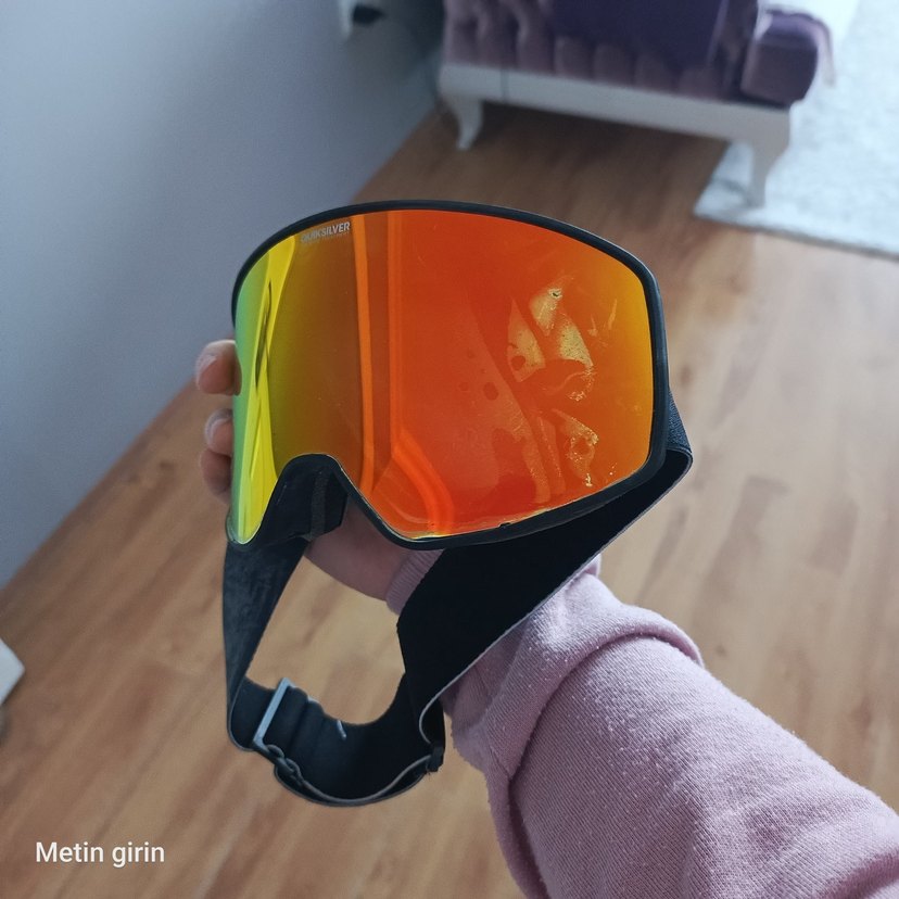 Quiksilver Erkek Turuncu Kayak Gözlüğü - Görsel 5