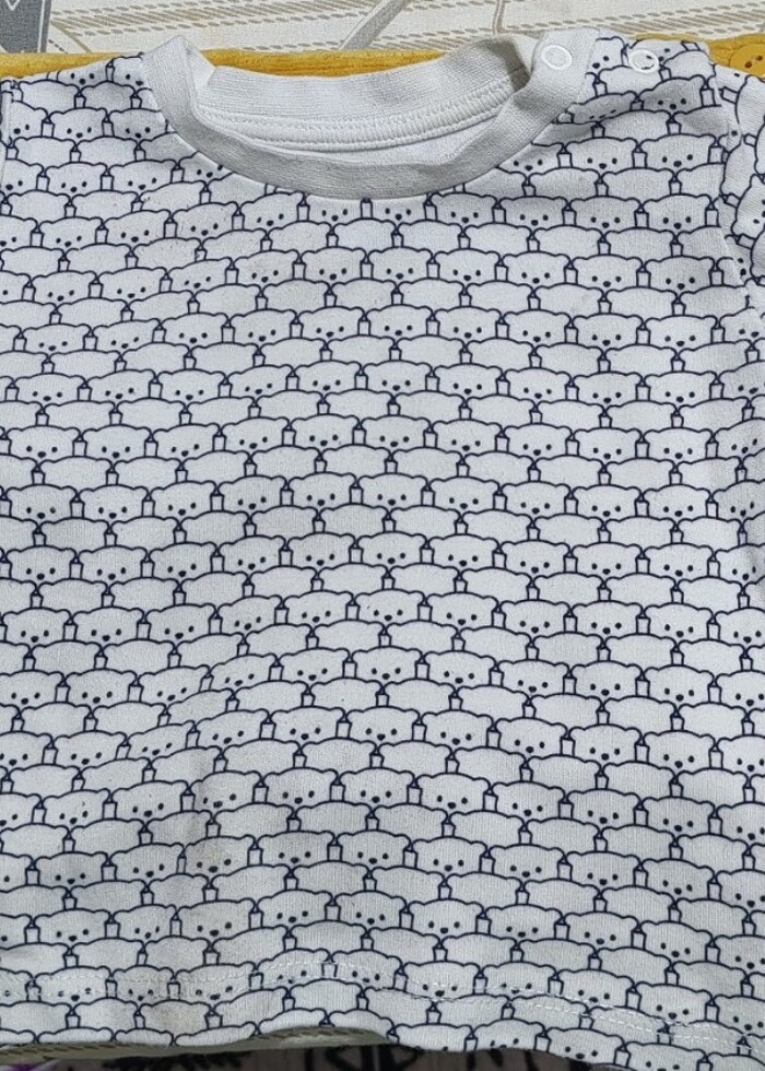 6 Ay kadife salopet takım - Görsel 4