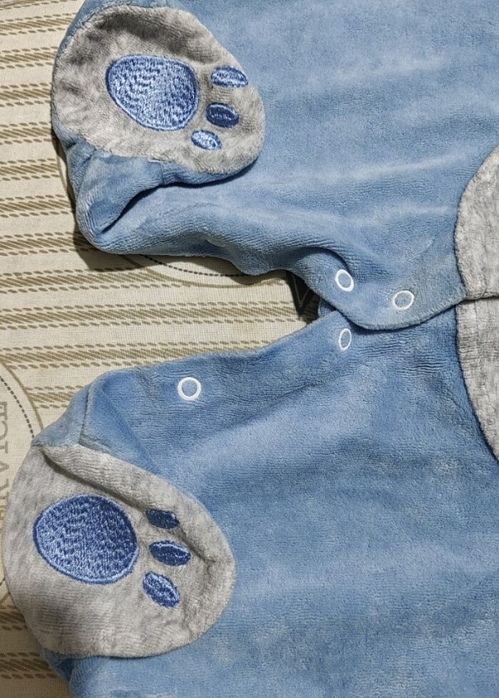 6 ay Kadife tulum  - Görsel 3