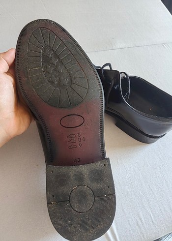 DS Damat Siyah Parlak Rugan Smokin Klasik Ayakkabı - Görsel 8