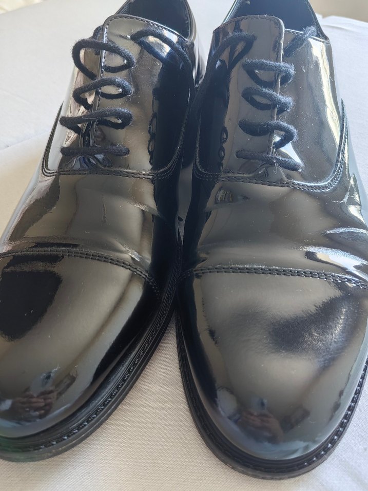 DS Damat Siyah Parlak Rugan Smokin Klasik Ayakkabı - Görsel 3