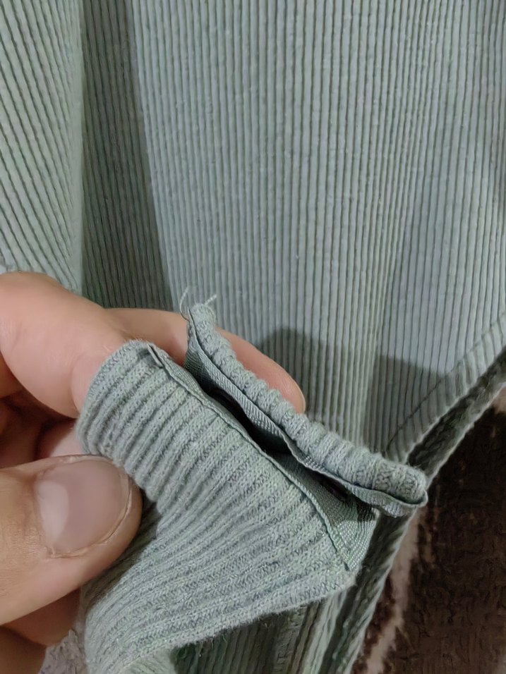 Uzun kollu çıtçıtlı body - Görsel 2