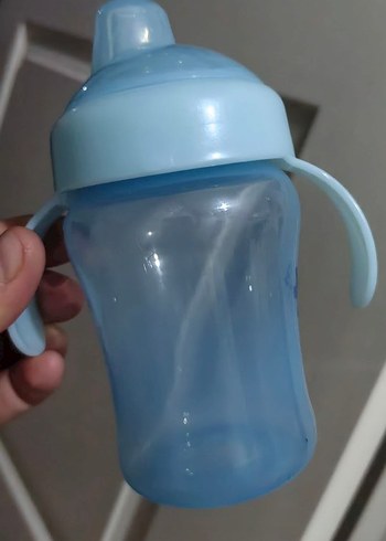 Wee baby akıtmaz kulplu bardak