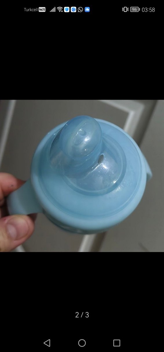 Wee baby akıtmaz kulplu bardak - Görsel 2