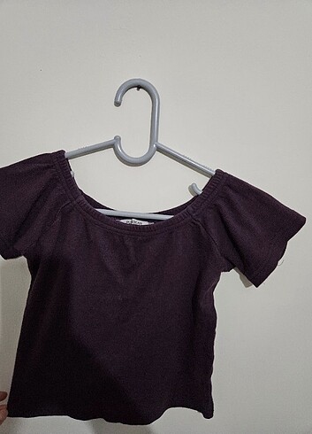 Koyu Mor Crop XS/S Uyumlu