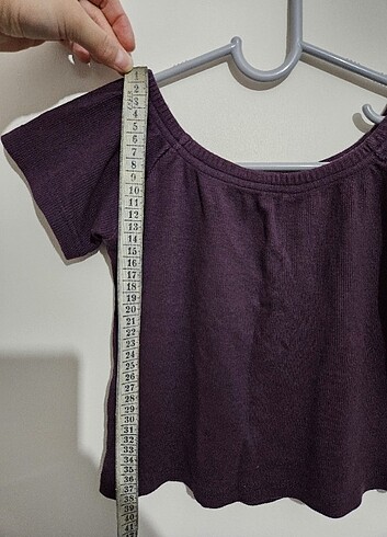 xs Beden Koyu Mor Crop XS/S Uyumlu